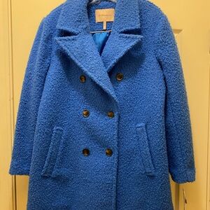 BCBGeneration Women's Blue Teddy Jacket